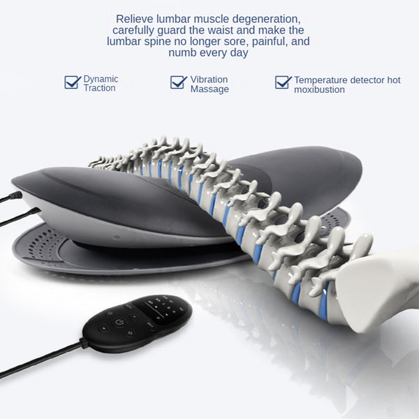 Electric Therapy Lumbar Waist Traction Massager